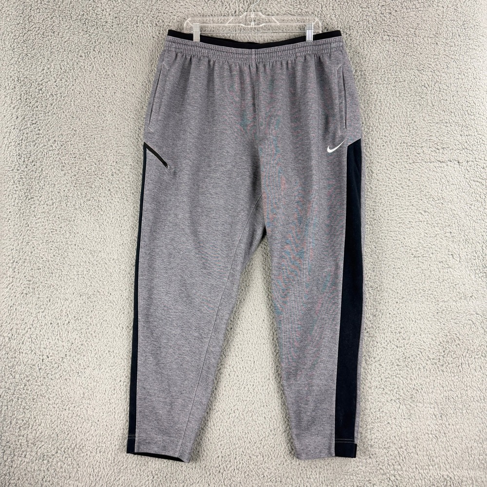 Nike Showtime Joggers Mens 4XL Gray Black 930565-032 Basketball Tapered Pants